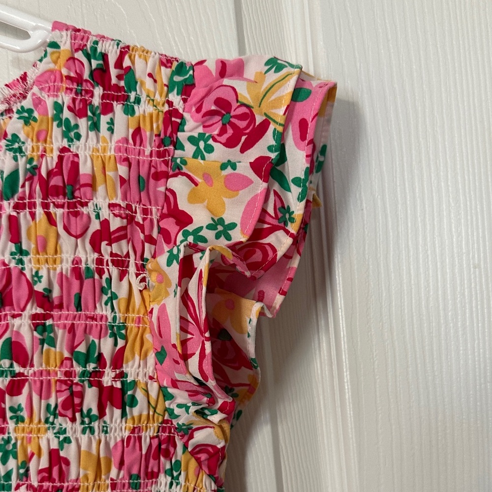 Vibrant Floral Mini Dress - Picture 5 of 6